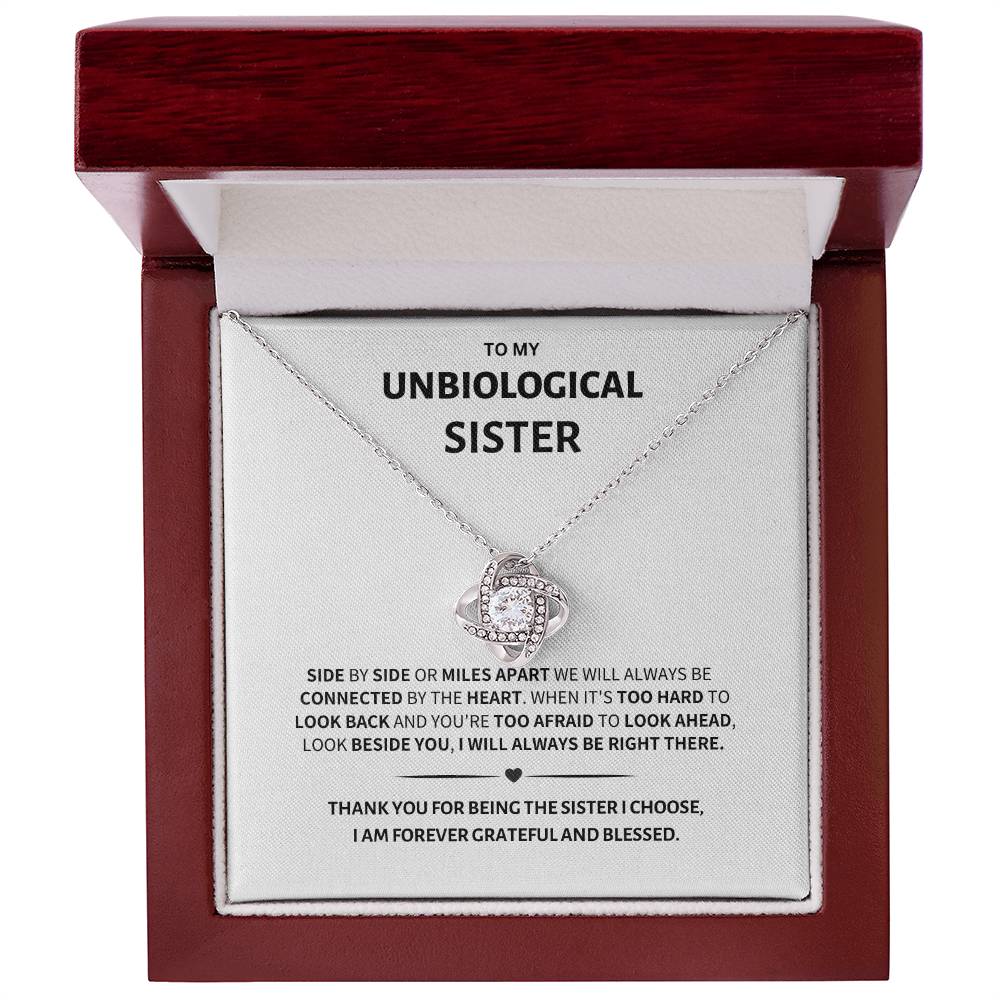 Unbiological Sister Gift- Forever Grateful and Blessed