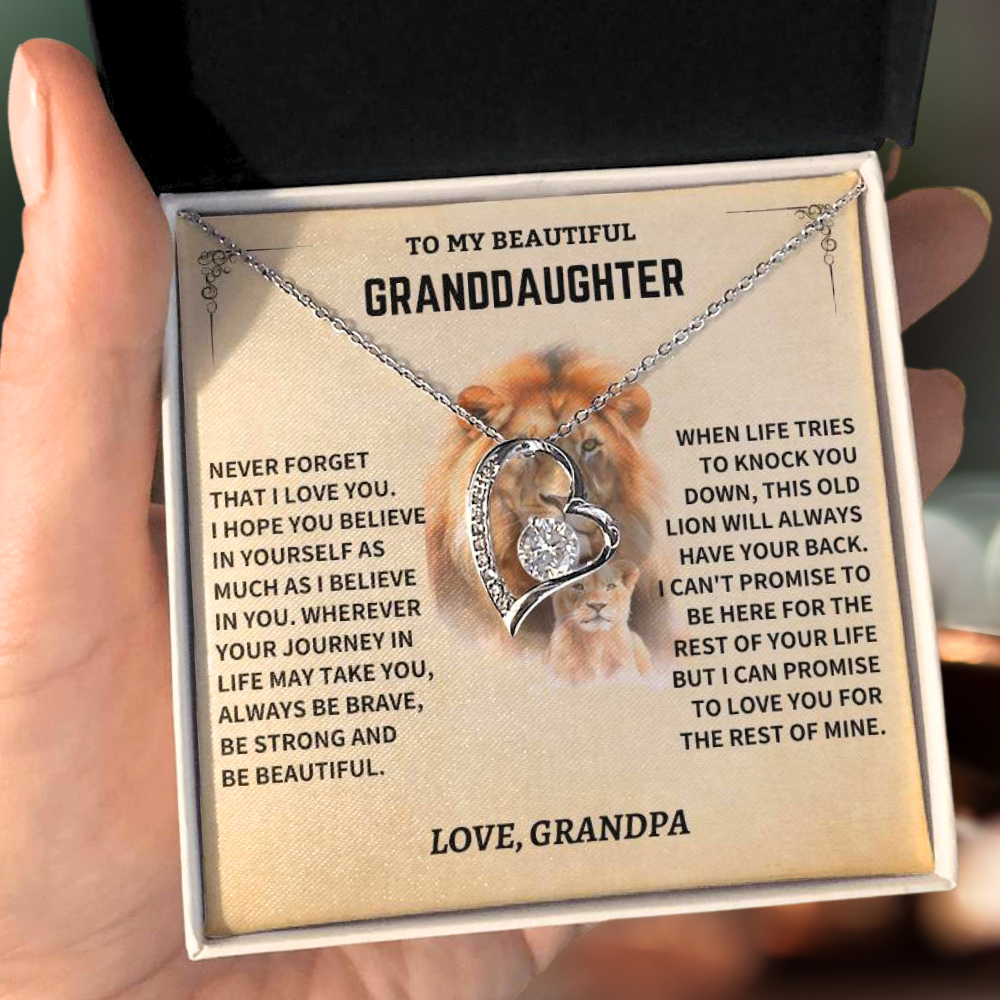 Granddaughter Gift- Believe In Yourself- From Grandpa