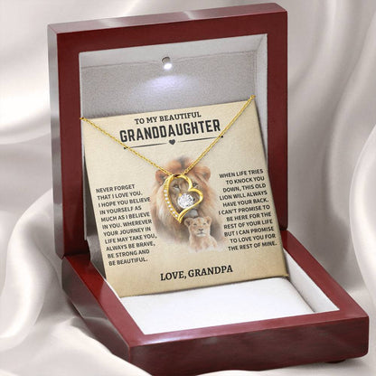 Granddaughter Gift- From Grandpa- Old Lion