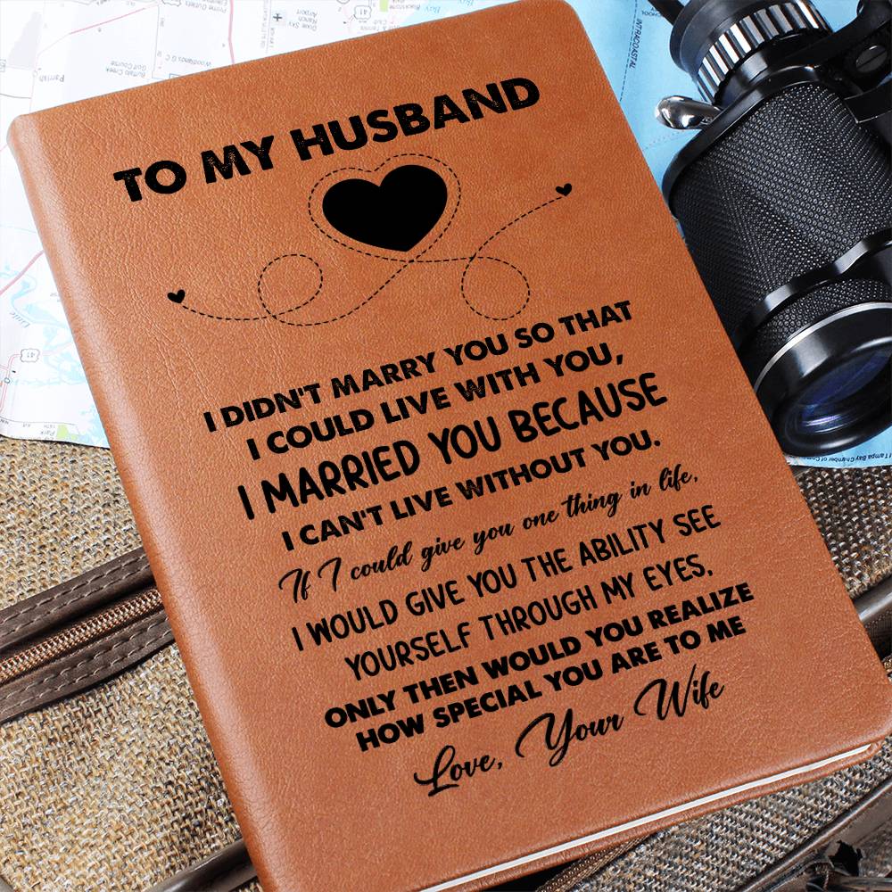 Husband Gift From Wife," Special One", Graphic Journal