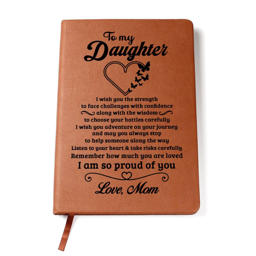 Daughter Gift-Leather Journal-from Mum