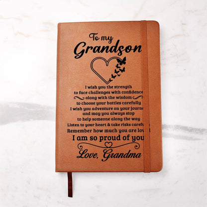 Grandson Gift From Grandma, "Always Remember", Graphic Journal