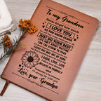 Grandson Gift From Grandpa, "Believe In Yourself", Graphic Journal