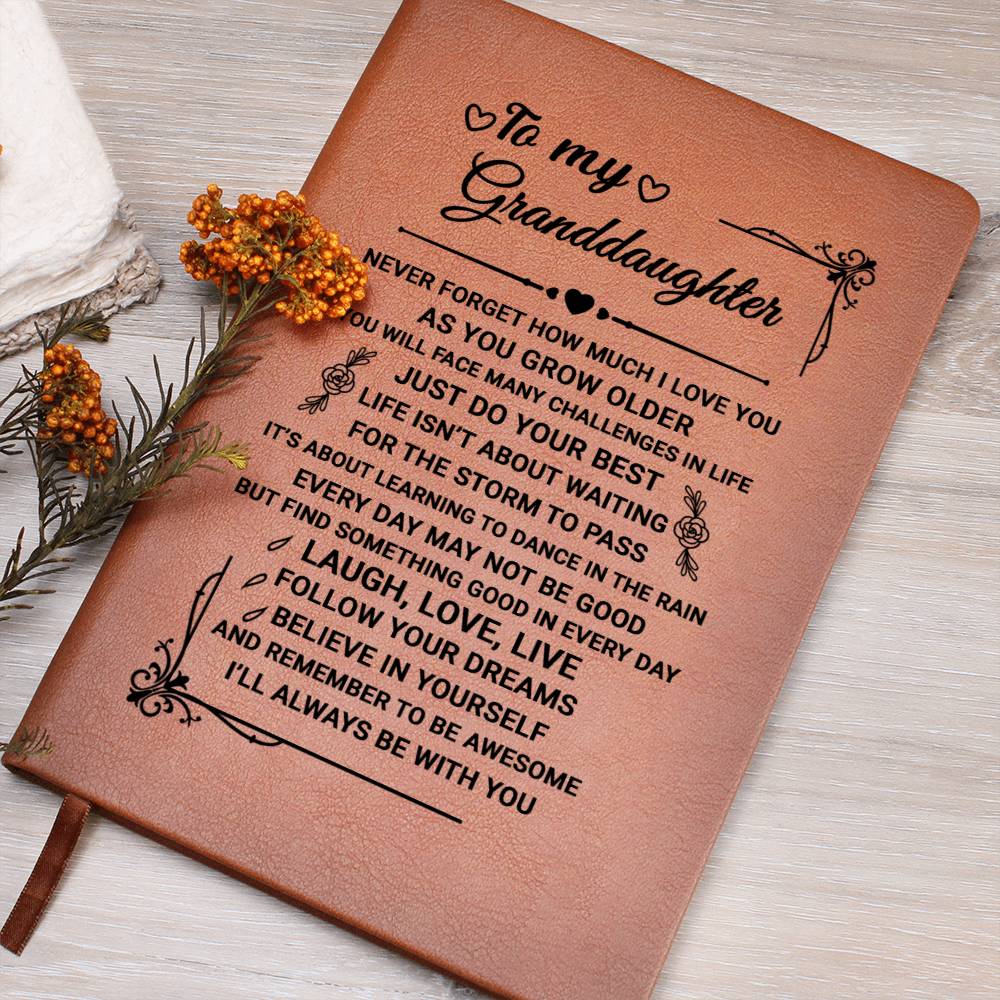 Granddaughter Gift-Leather Journal