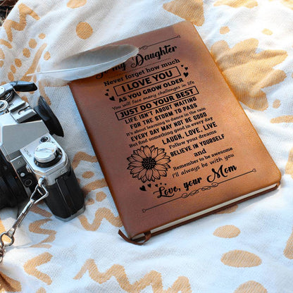 Daughter Gift From Mom, "Never Forget", Graphic Journal