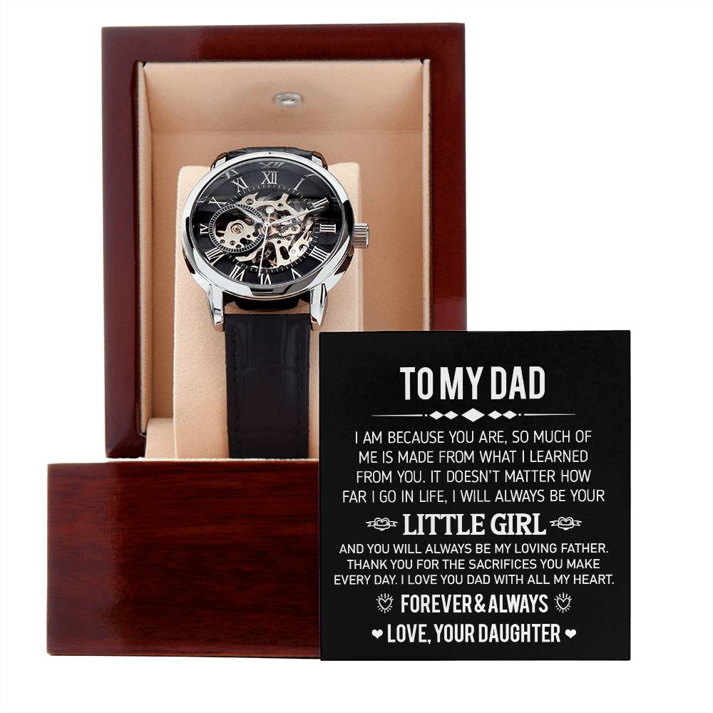 Dad's Gift-Forever & Always-From Daughter