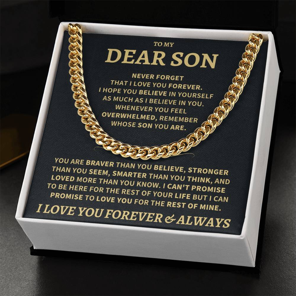 Son Gift, "Never Forget That I Love You"