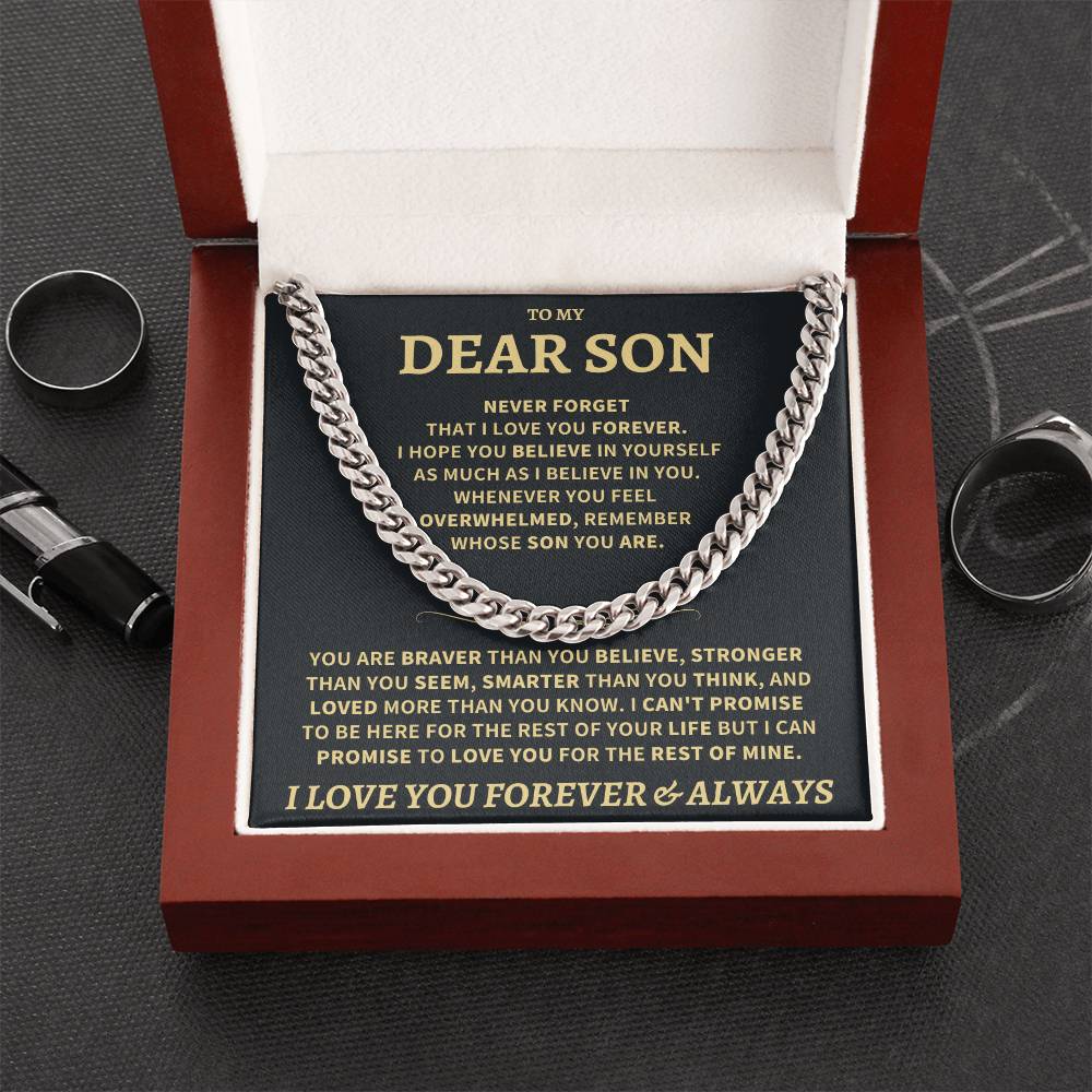 Son Gift, "Never Forget That I Love You"