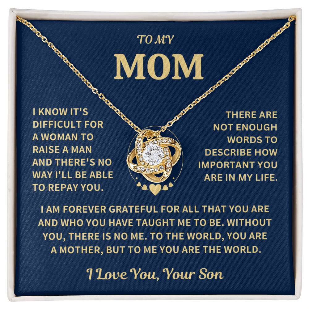 Gift For Mom-From Son-Forever Grateful