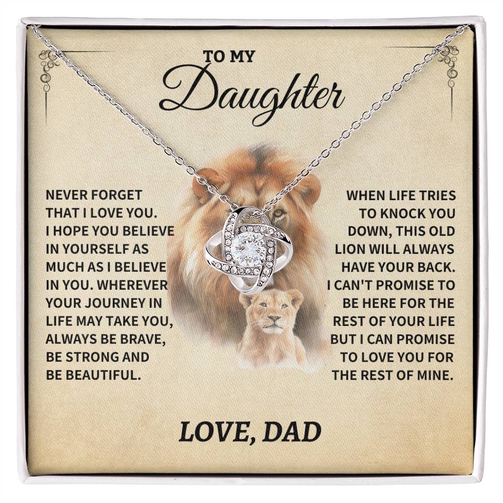 Daughter Gift-Never forget-From Dad