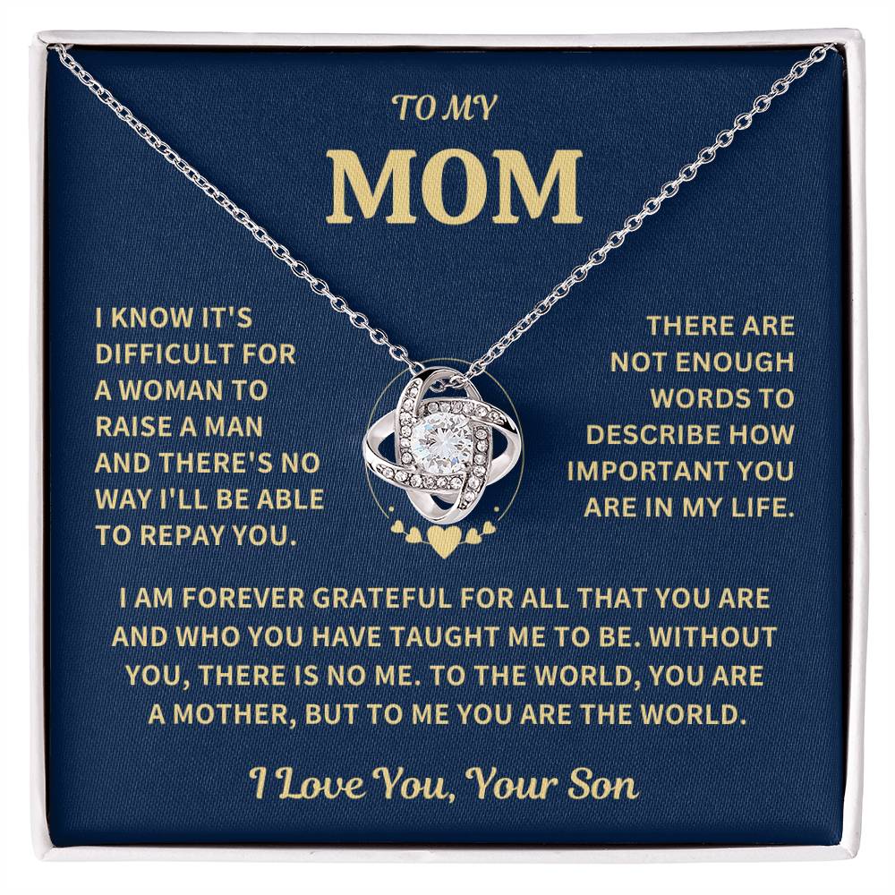 Gift For Mom-From Son-Forever Grateful