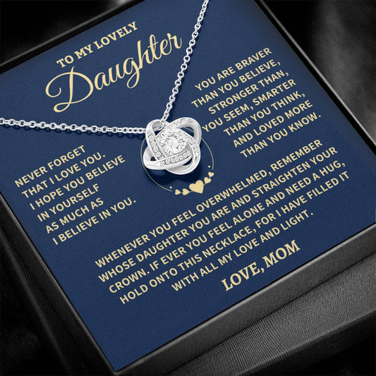 Daughter Gift- Believe In Yourself- From Mom