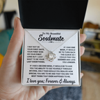 Soulmate Gift,"My Last Everything", Knot Necklace