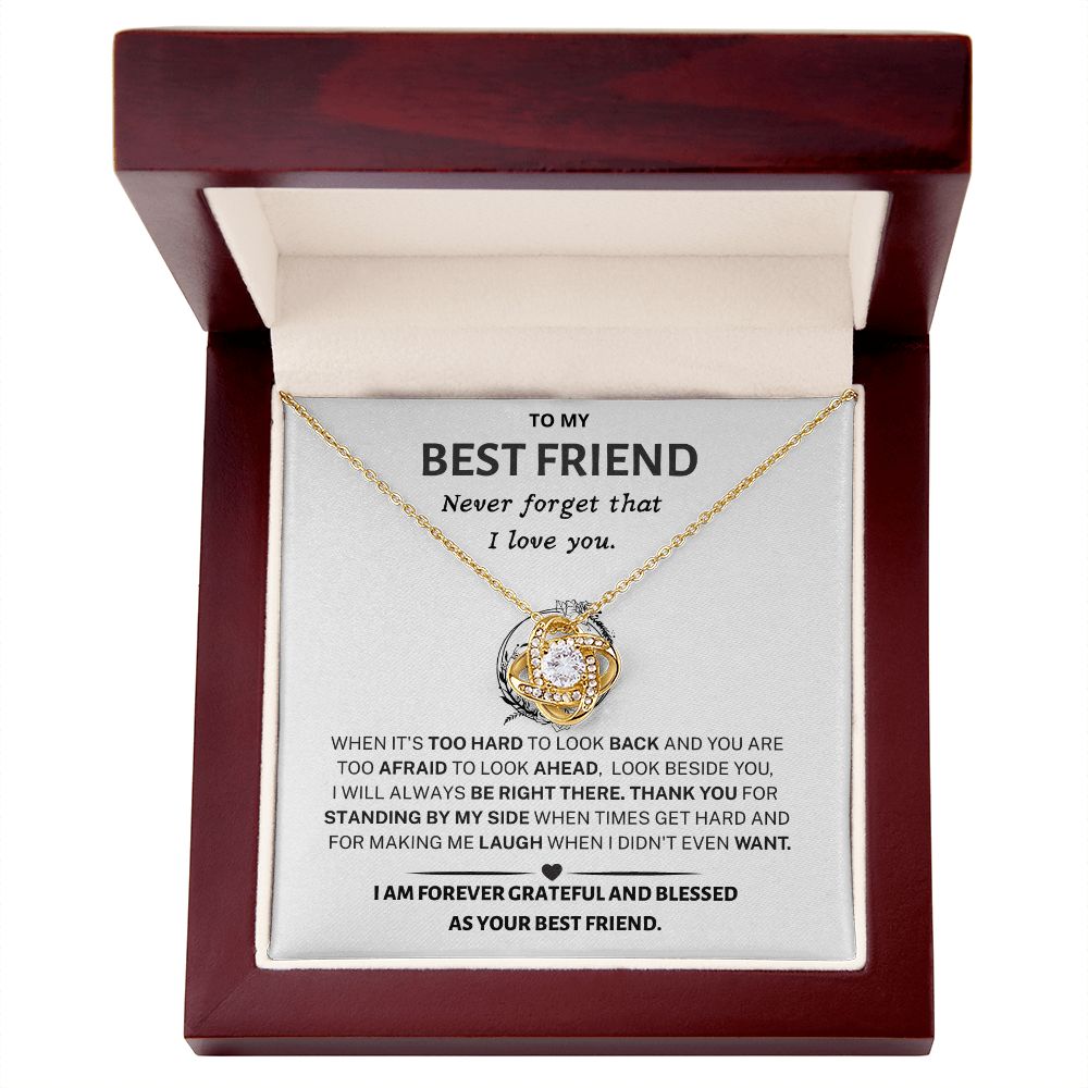Best Friend Gift- Love Knot Necklace