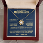 Granddaughter Gift From Grandpa, ""Love, Hope, Wishes & Light"