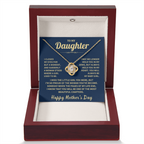Daughter Gift,"Beautiful Chapters", Knot Necklace