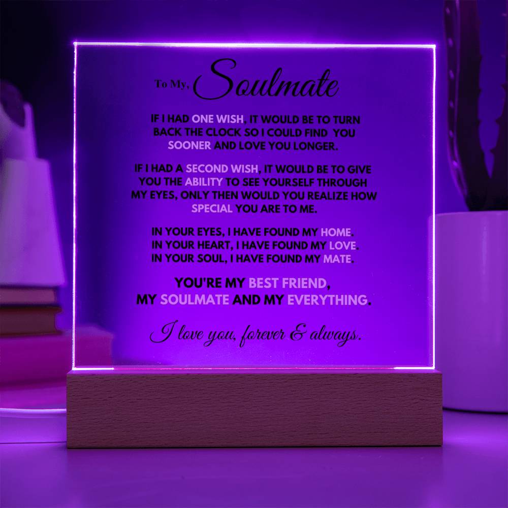 Gift for Soulmate - Love You To Pieces - Printed Acrylic Puzzle Plaque –  YuleBloom Collective