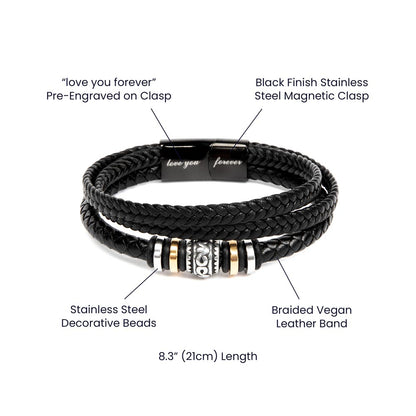 Son Bracelet Gift- I Believe In You- From Mom