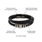 Gift For Grandson-Love You Forever Bracelet-From Grandpa
