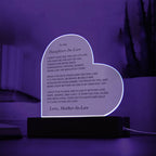 Daughter-In-Law Gift, LED Acrylic Plaque