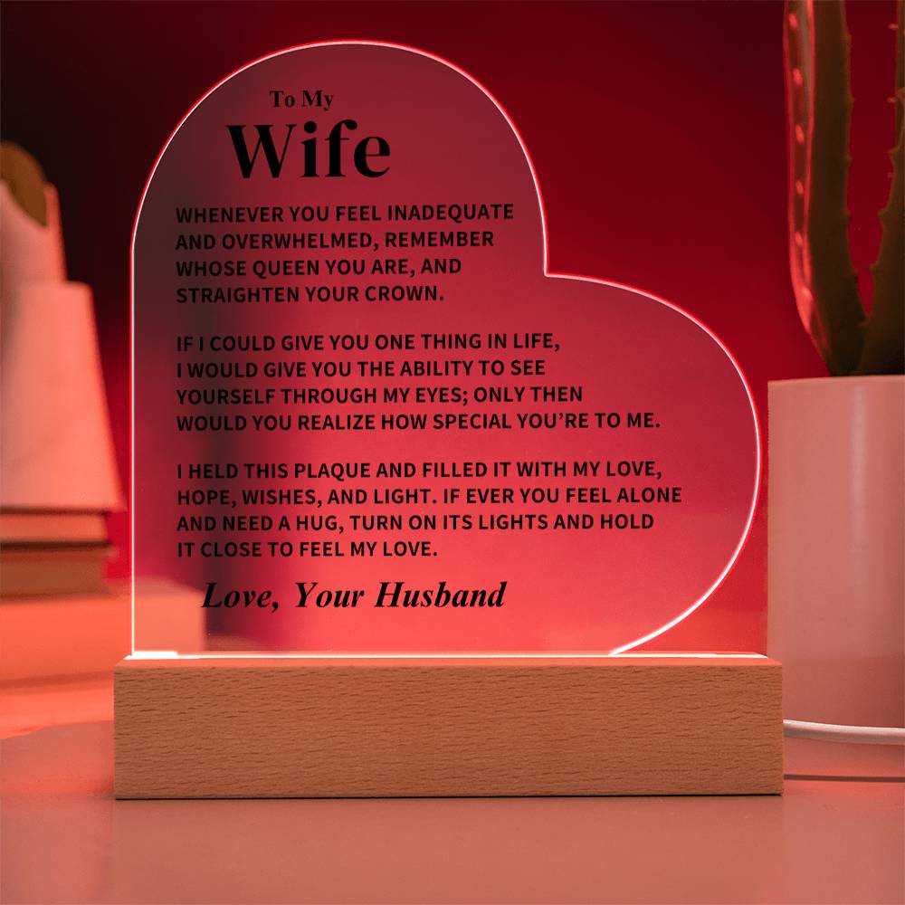 Wife Plaque Gift