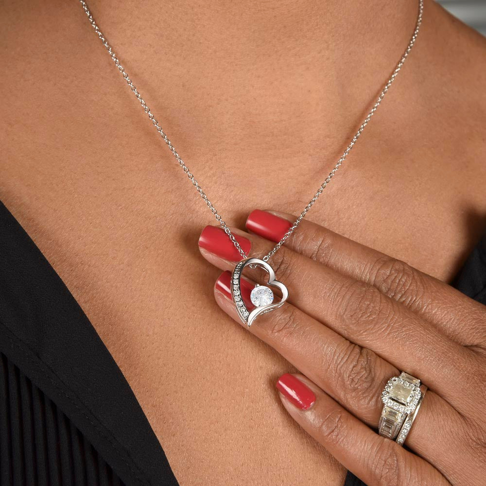 Wife Gift- Straighten Your Crown- Forever Love Necklace