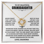 Necklace Gift For Granddaughter From Grandma