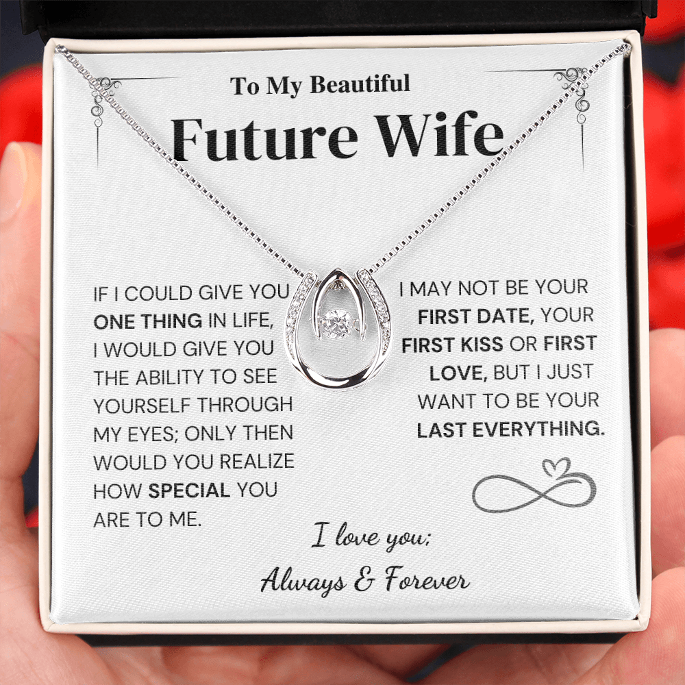 Special -  Future Wife Gift - Horseshoe Necklace