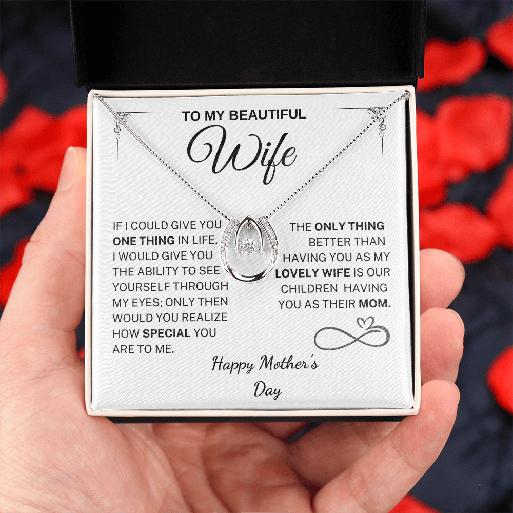 Special - Wife Gift - Horse Shoe Necklace