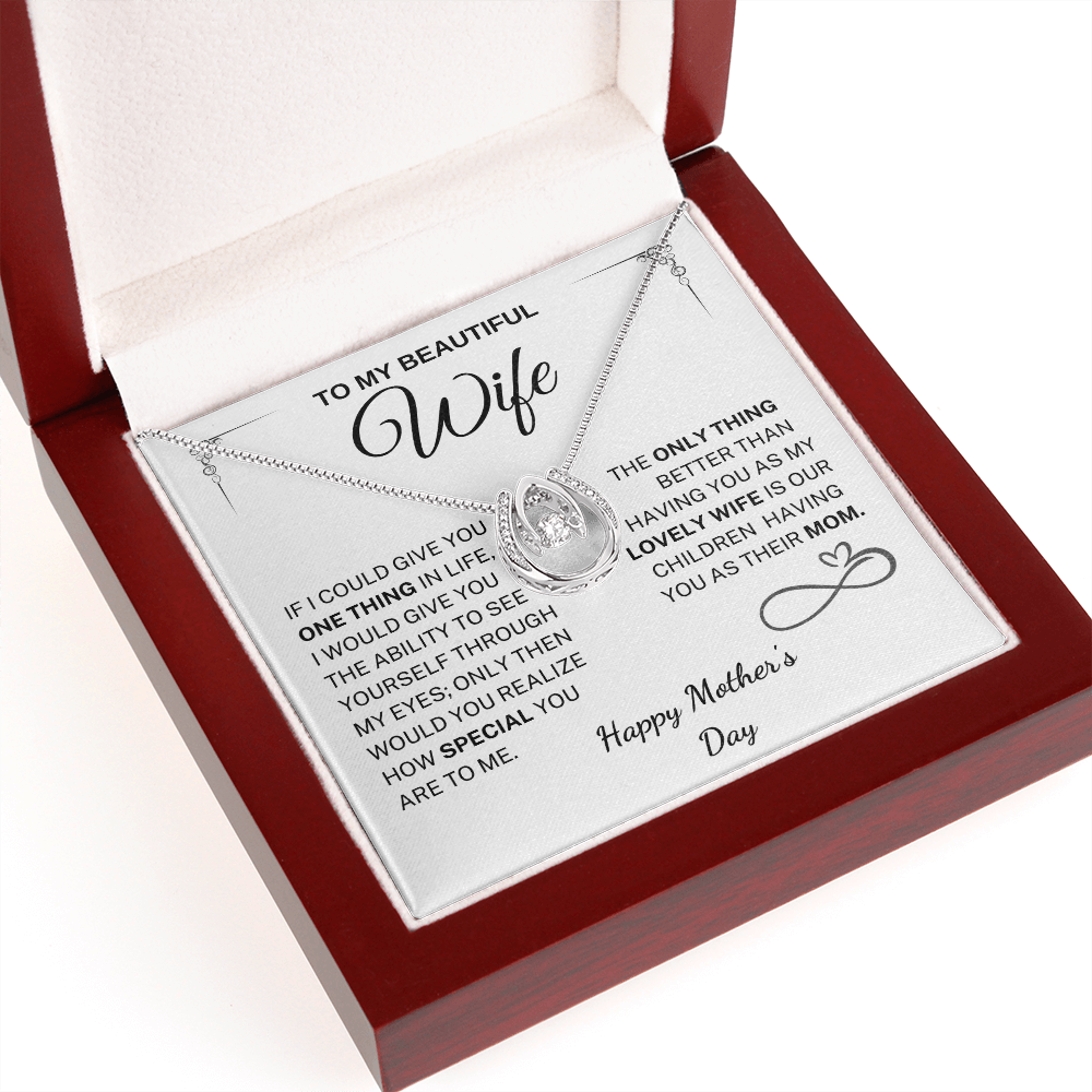 Special - Wife Gift - Horse Shoe Necklace