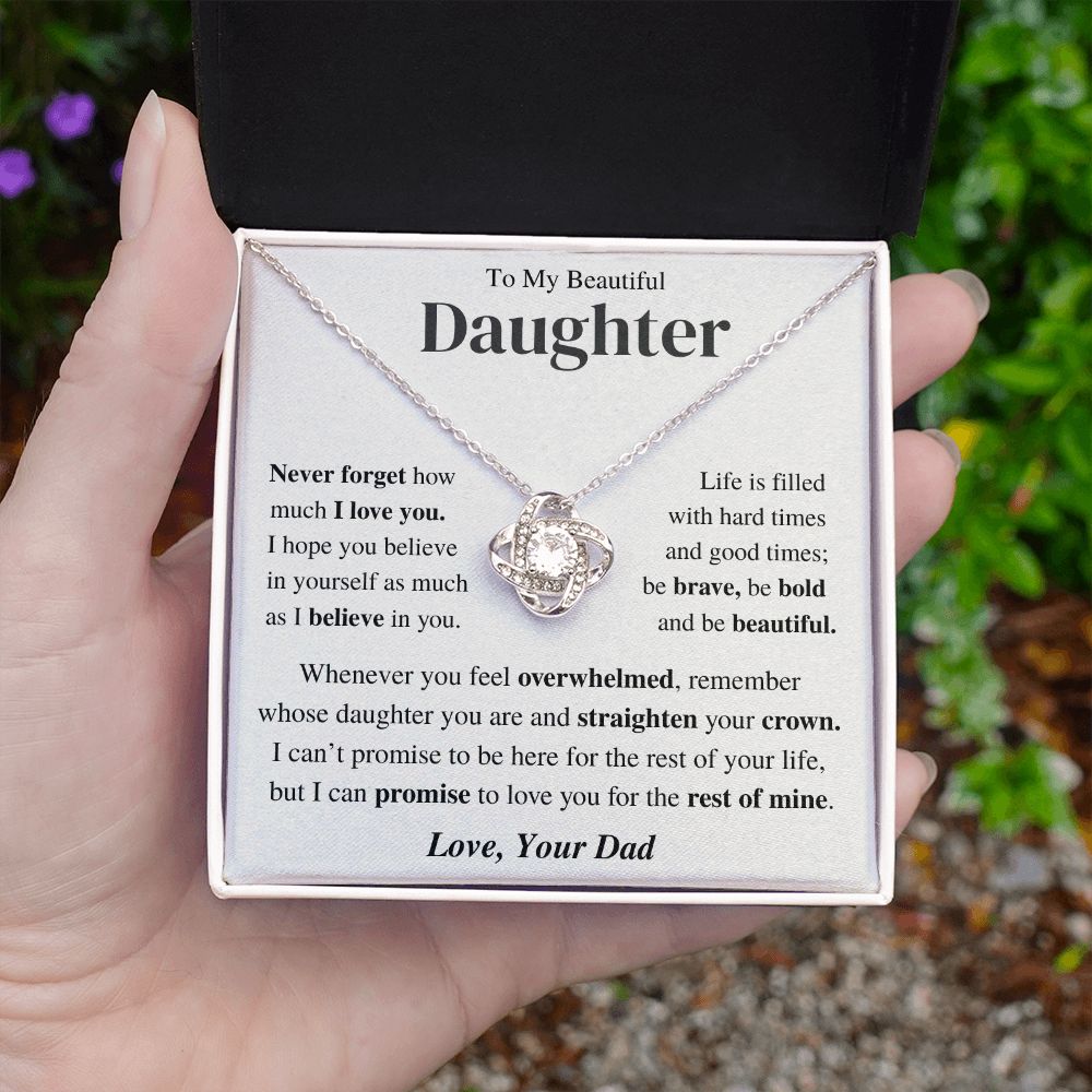 Daughter Gift- Believe in yourself -From Dad