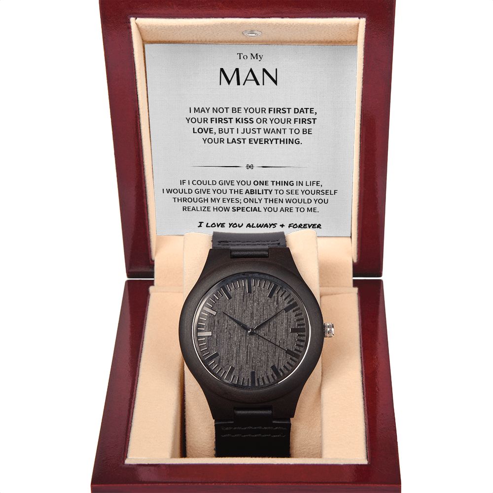 My Man Gift- Wooden Watch