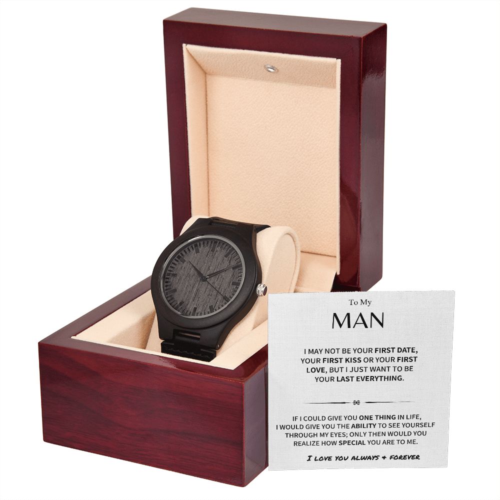My Man Gift- Wooden Watch