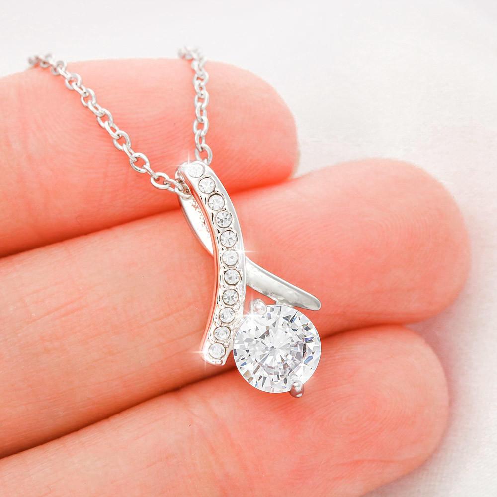 Never feel that you are alone my daughter - Alluring Beauty Necklace