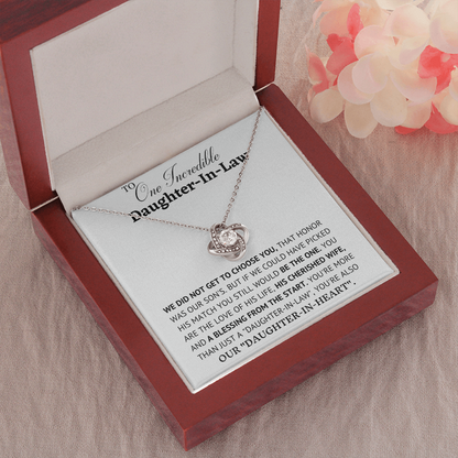 That honor was our son's; Daughter-In-Law Gift