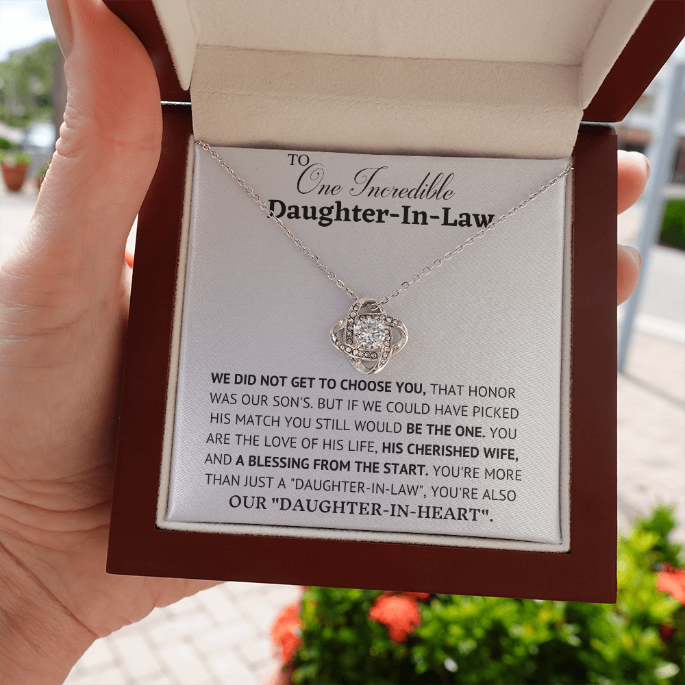 That honor was our son's; Daughter-In-Law Gift